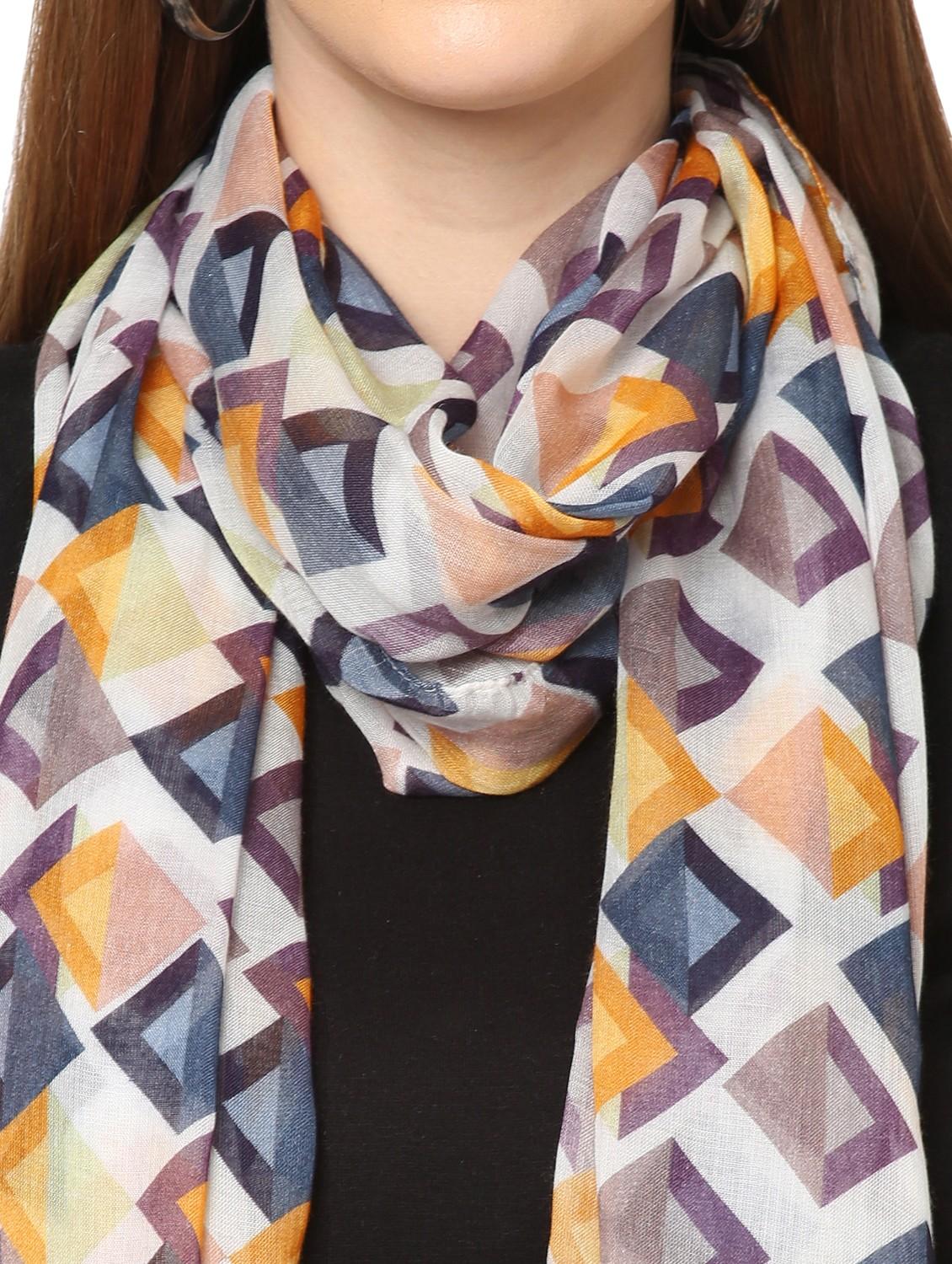 women printed everyday wrap scarf - 21631409 - Standard Image - 5