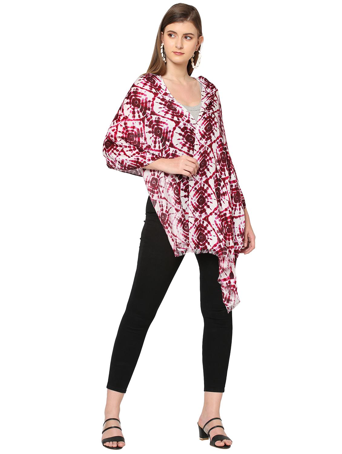 women printed everyday wrap scarf - 21631418 - Standard Image - 3