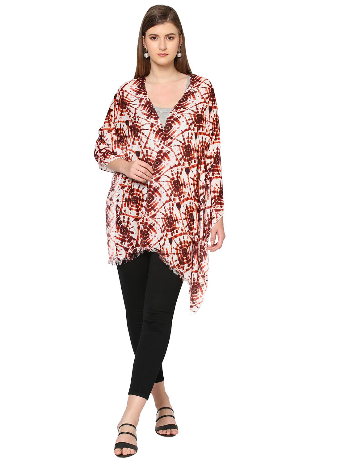 women printed everyday wrap scarf - 21631419 - Standard Image - 3
