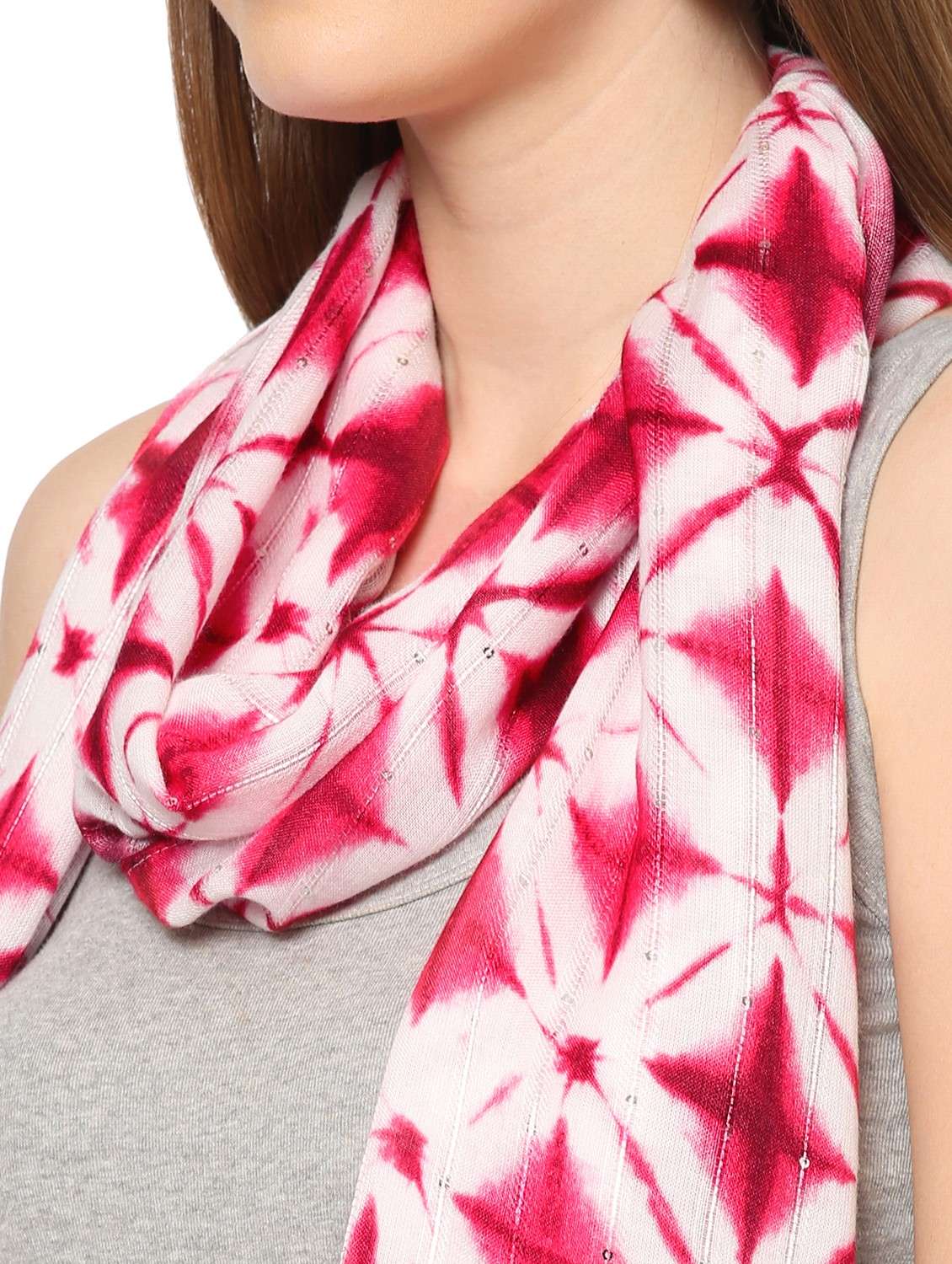women printed everyday wrap scarf - 21631422 -  Standard Image - 5