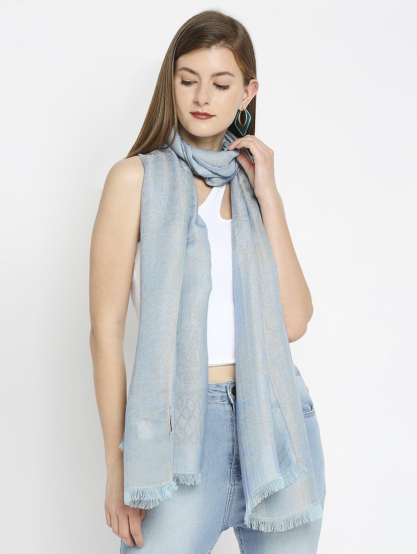 women self design everyday wrap scarf - 21631437 -  Zoom Image - 0