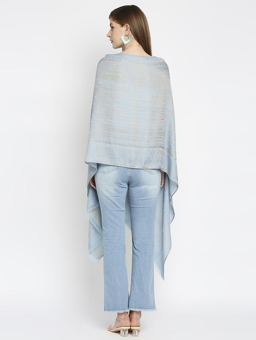 women self design everyday wrap scarf - 21631437 - Standard Image - 3