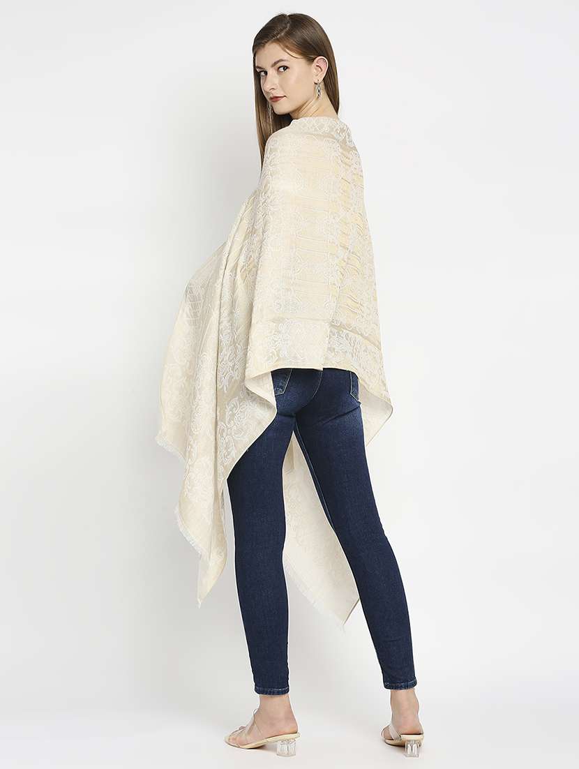 women self design everyday wrap scarf - 21631438 -  Standard Image - 3