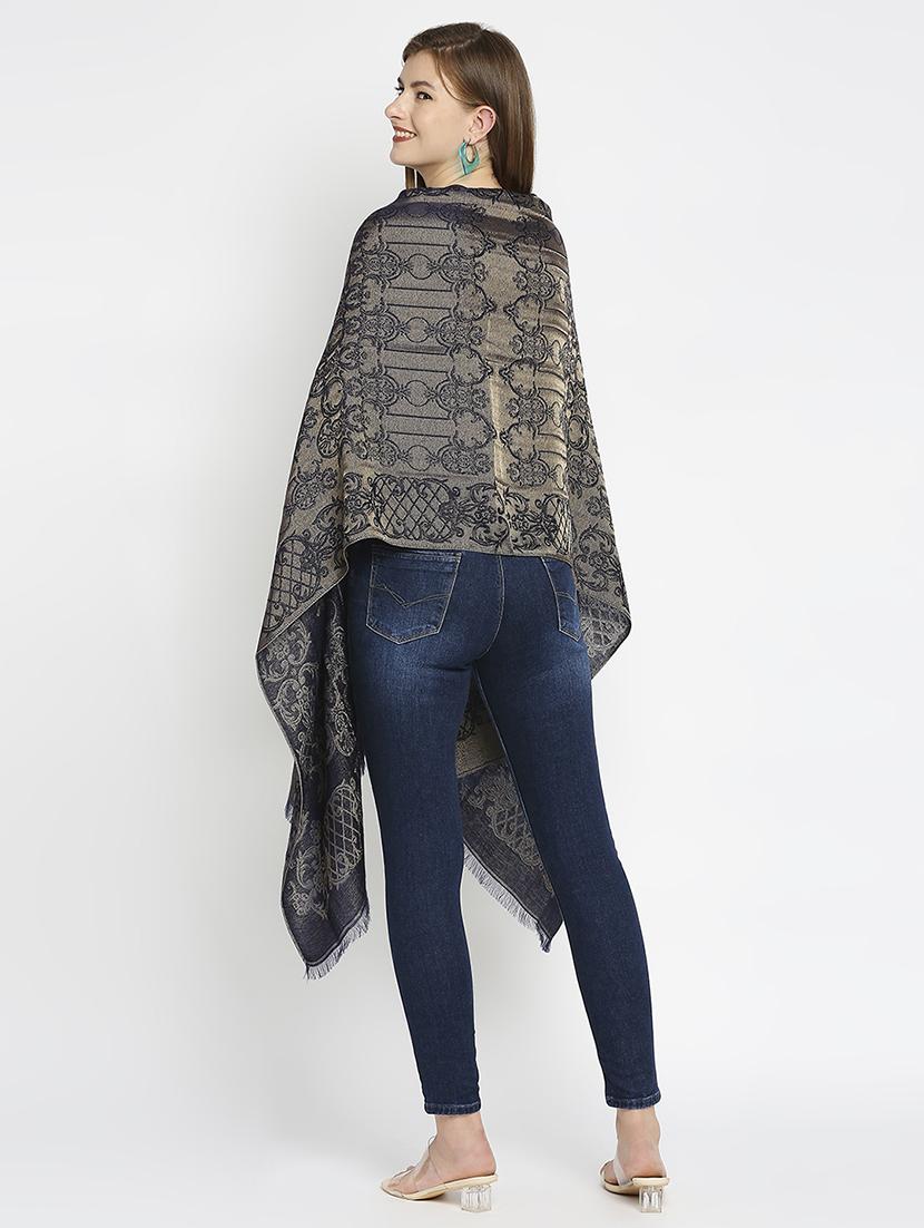 women self design everyday wrap scarf - 21631439 - Standard Image - 3