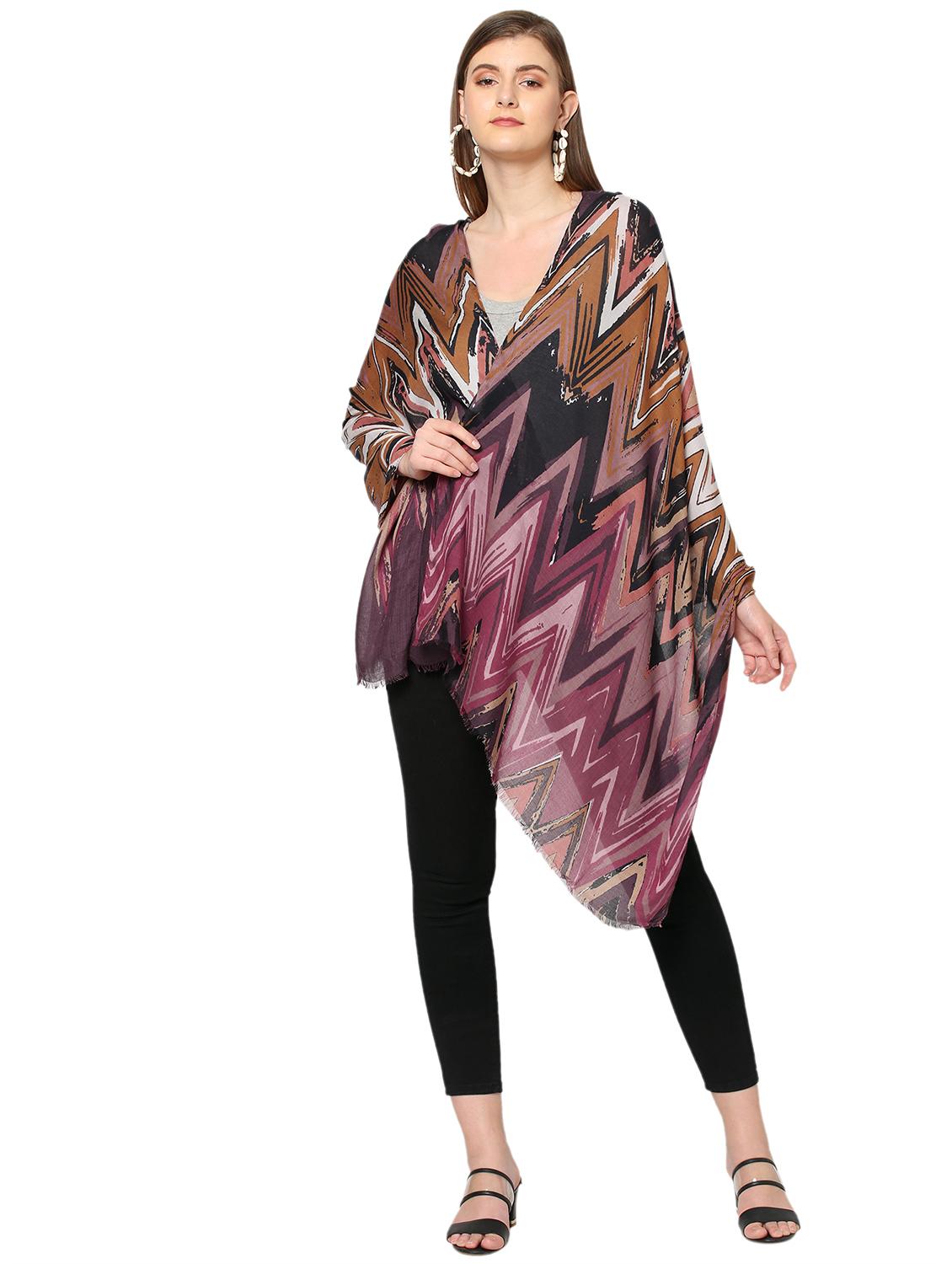 women printed everyday wrap scarf - 21631457 - Standard Image - 3