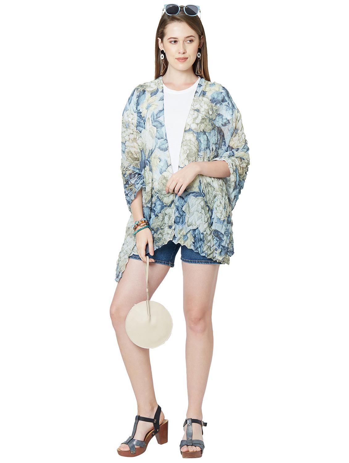 women printed everyday wrap scarf - 21631477 - Standard Image - 3