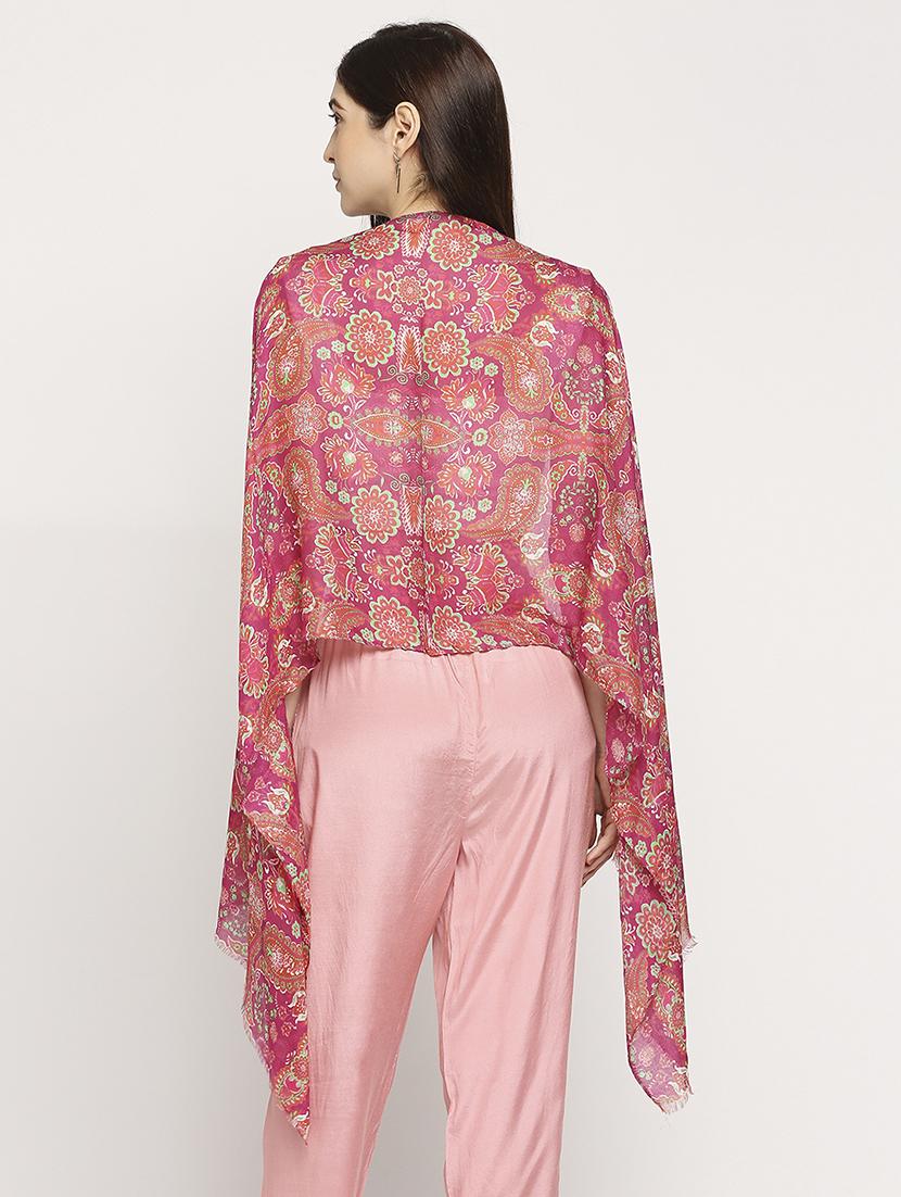 women printed everyday wrap scarf - 21631483 - Standard Image - 3