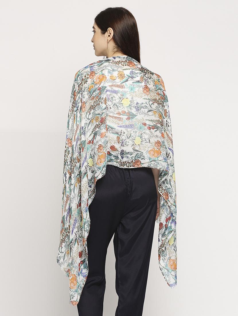 women printed everyday wrap scarf - 21631488 - Standard Image - 3