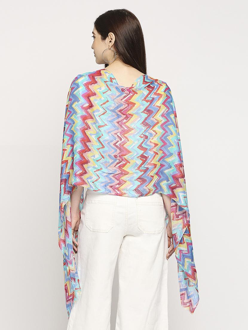 women printed everyday wrap scarf - 21631490 - Standard Image - 3