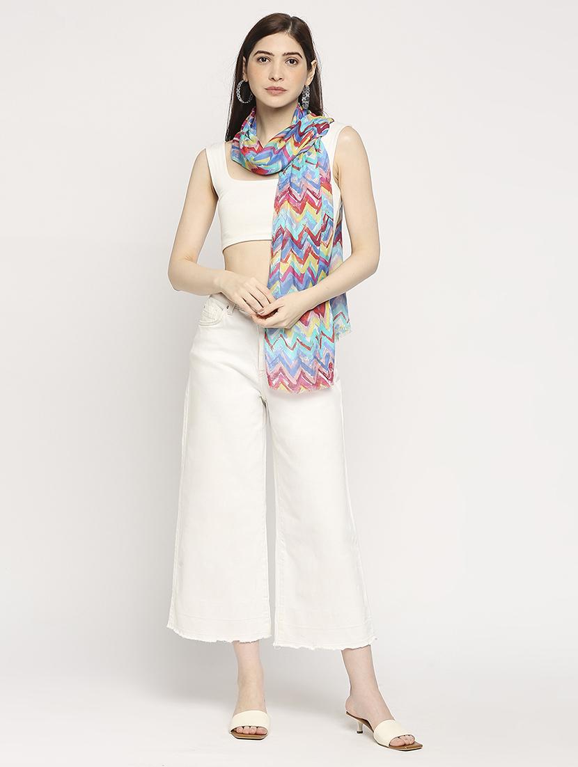 women printed everyday wrap scarf - 21631490 - Standard Image - 5