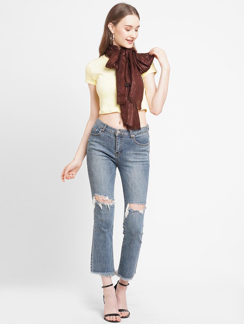 women sequins work everyday wrap scarf - 21631494 - Standard Image - 3