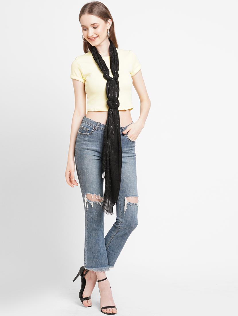 women sequins work everyday wrap scarf - 21631495 - Standard Image - 3
