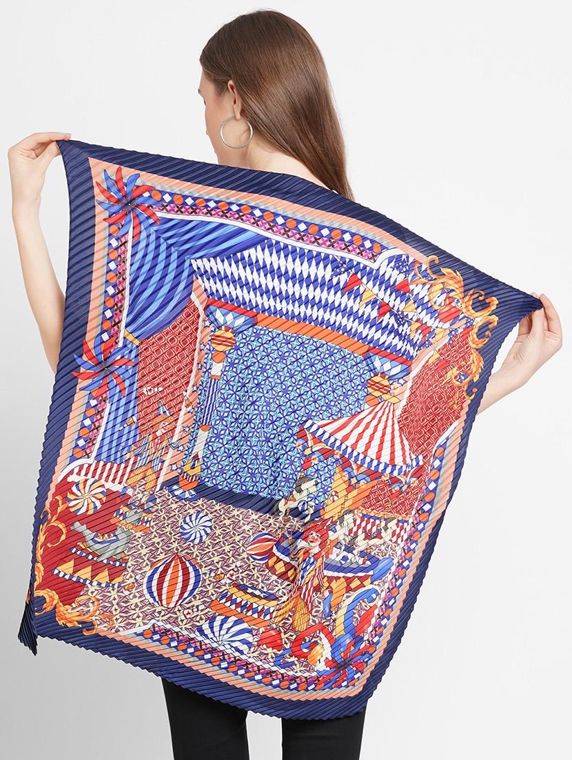 women printed everyday wrap scarf - 21631499 - Standard Image - 3