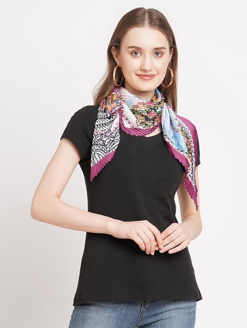 women printed everyday wrap scarf - 21631502 - Standard Image - 0