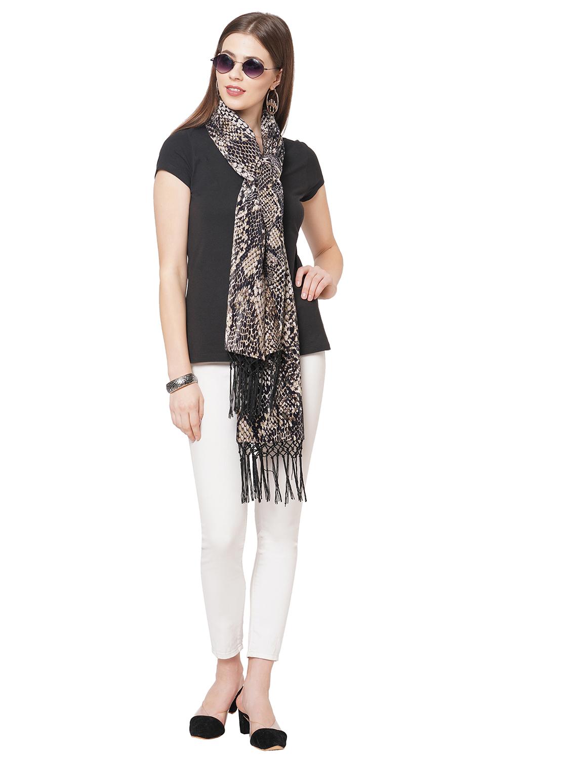 women printed everyday wrap scarf - 21631521 - Standard Image - 3