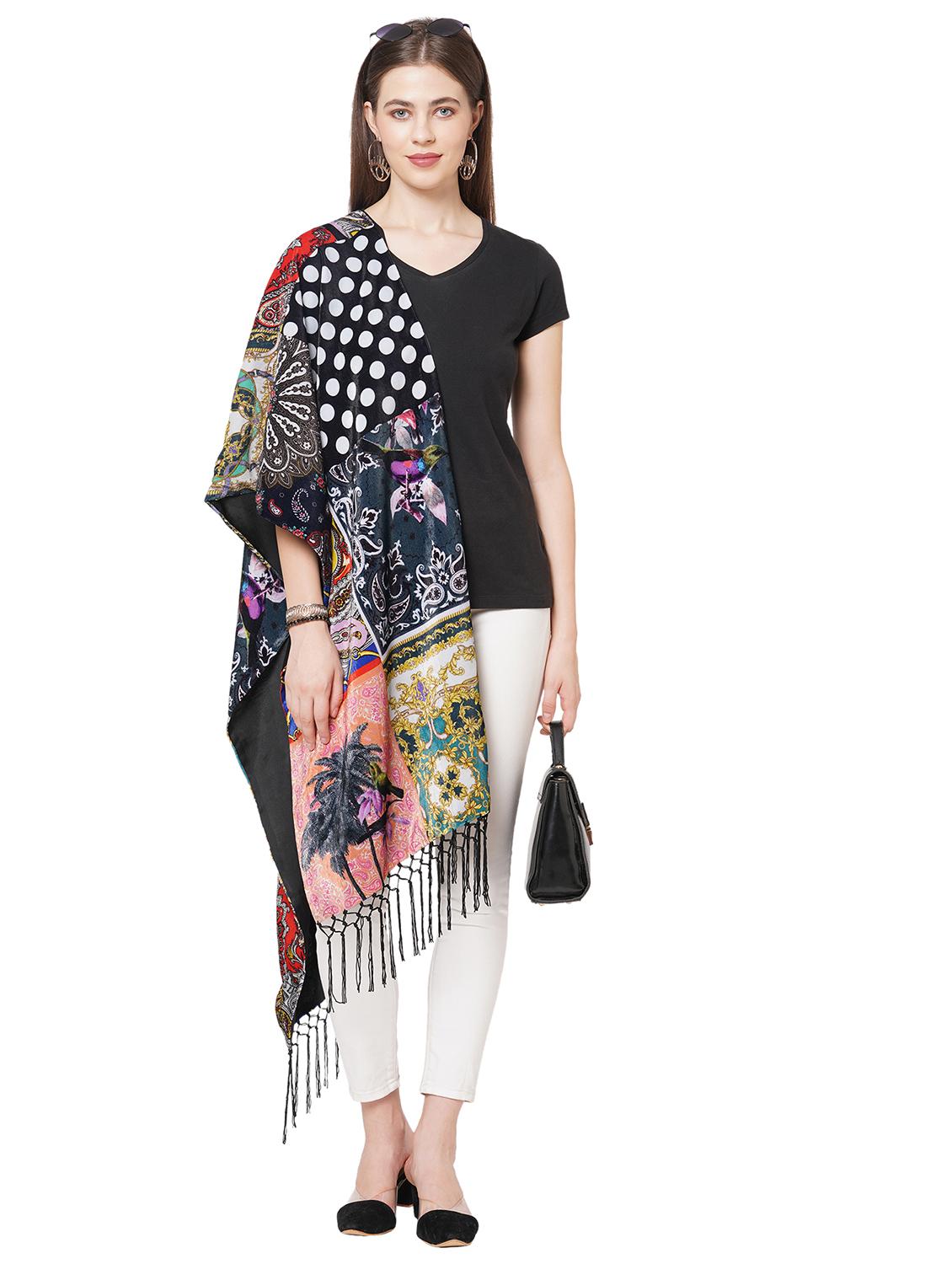 women printed everyday wrap scarf - 21631524 - Standard Image - 3