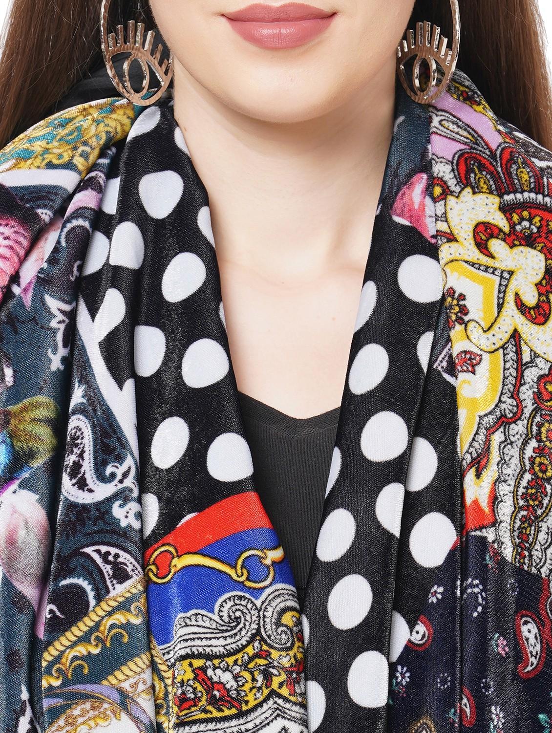 women printed everyday wrap scarf - 21631524 - Standard Image - 5