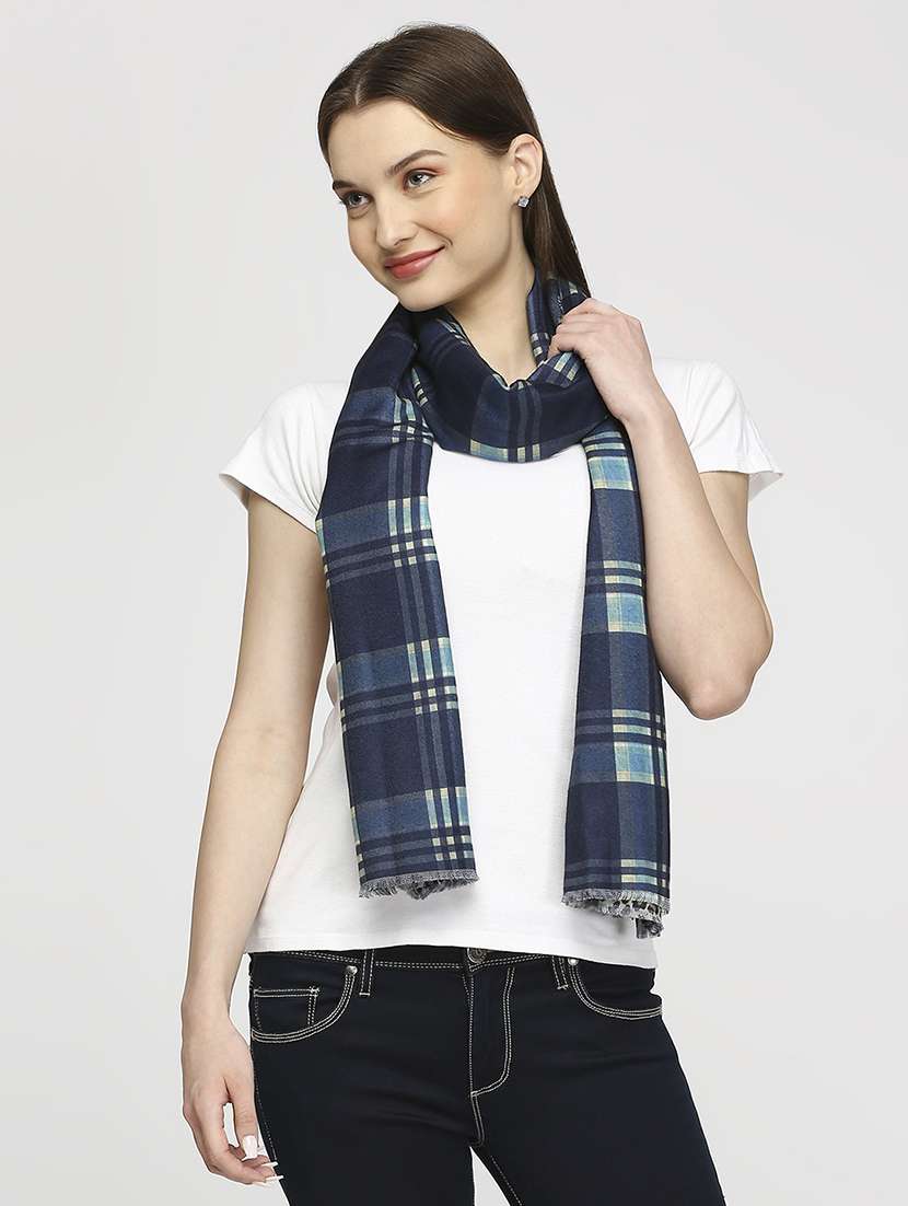 women printed everyday wrap scarf