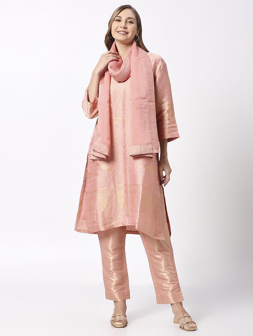 women plain lace bordered dupatta - 21631549 - Standard Image - 3
