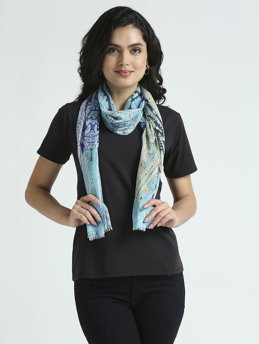 women printed everyday wrap scarf - 21631562 - Zoom Image - 0