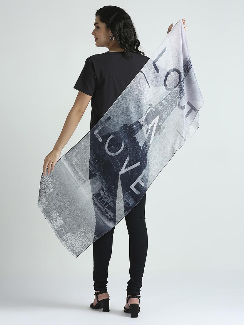 women printed everyday wrap scarf - 21631564 - Standard Image - 3
