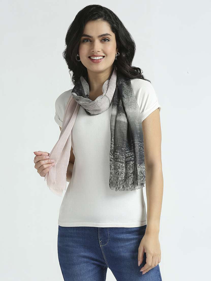 women printed everyday wrap scarf