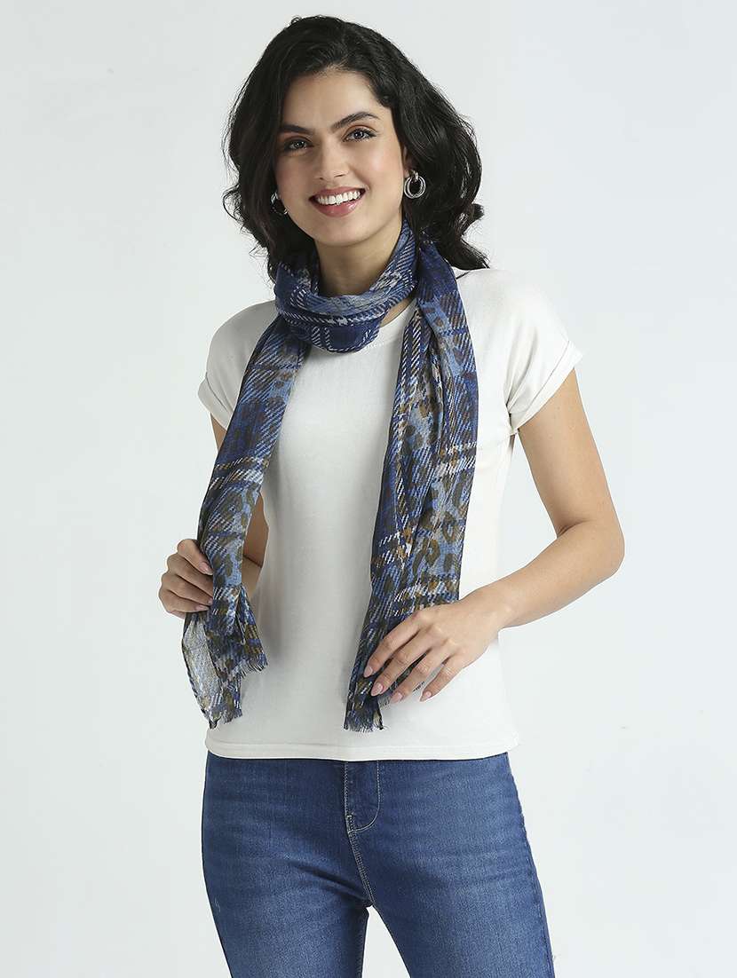 women printed everyday wrap scarf