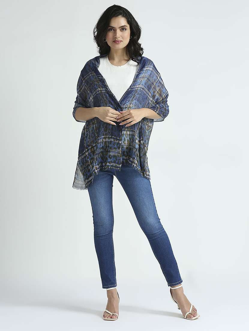 women printed everyday wrap scarf - 21631567 -  Standard Image - 3