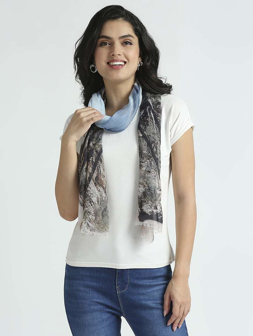women printed everyday wrap scarf - 21631571 -  Zoom Image - 0