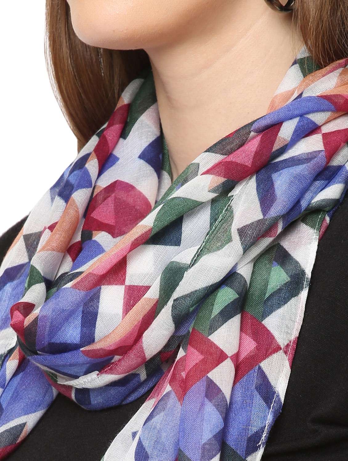 women printed everyday wrap scarf - 21631578 -  Standard Image - 5