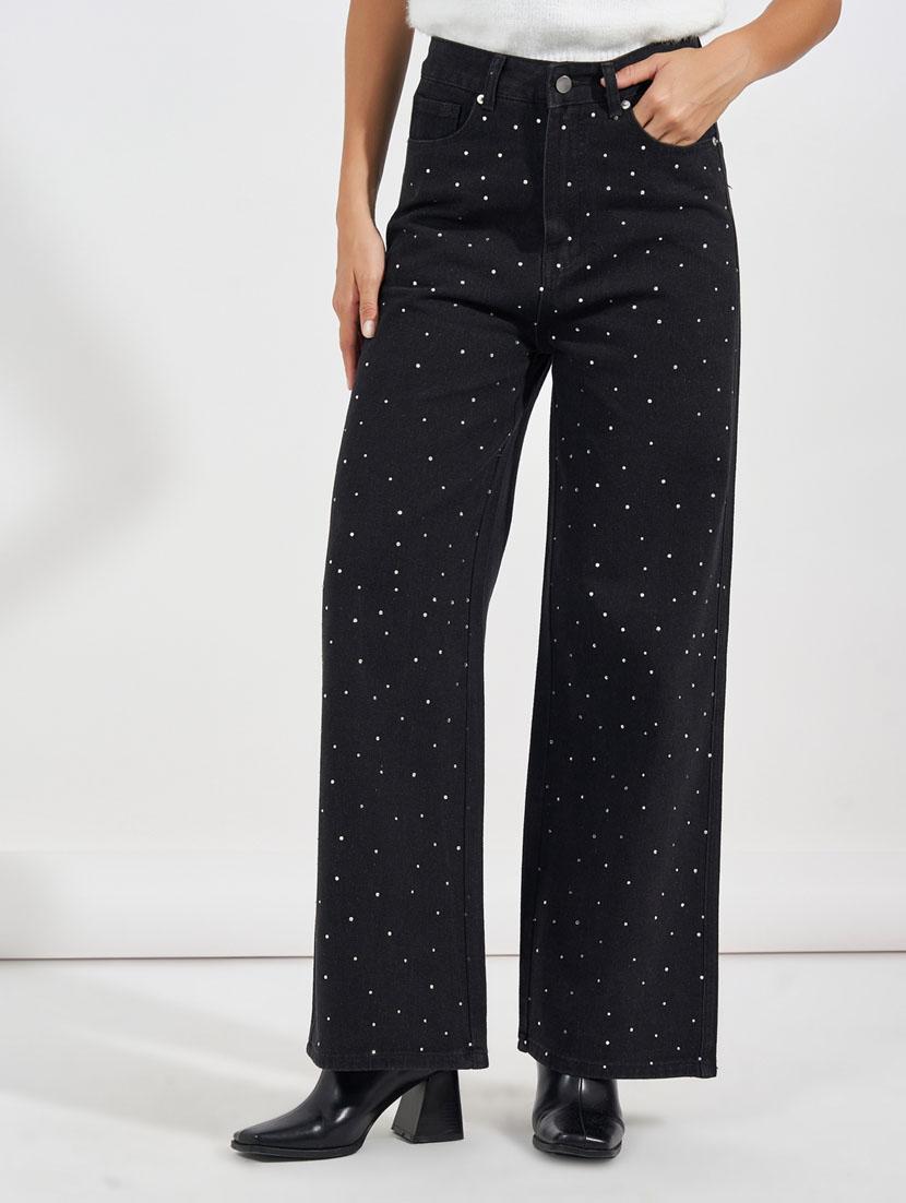 women high rise printed jeans - 21632063 - Zoom Image - 0