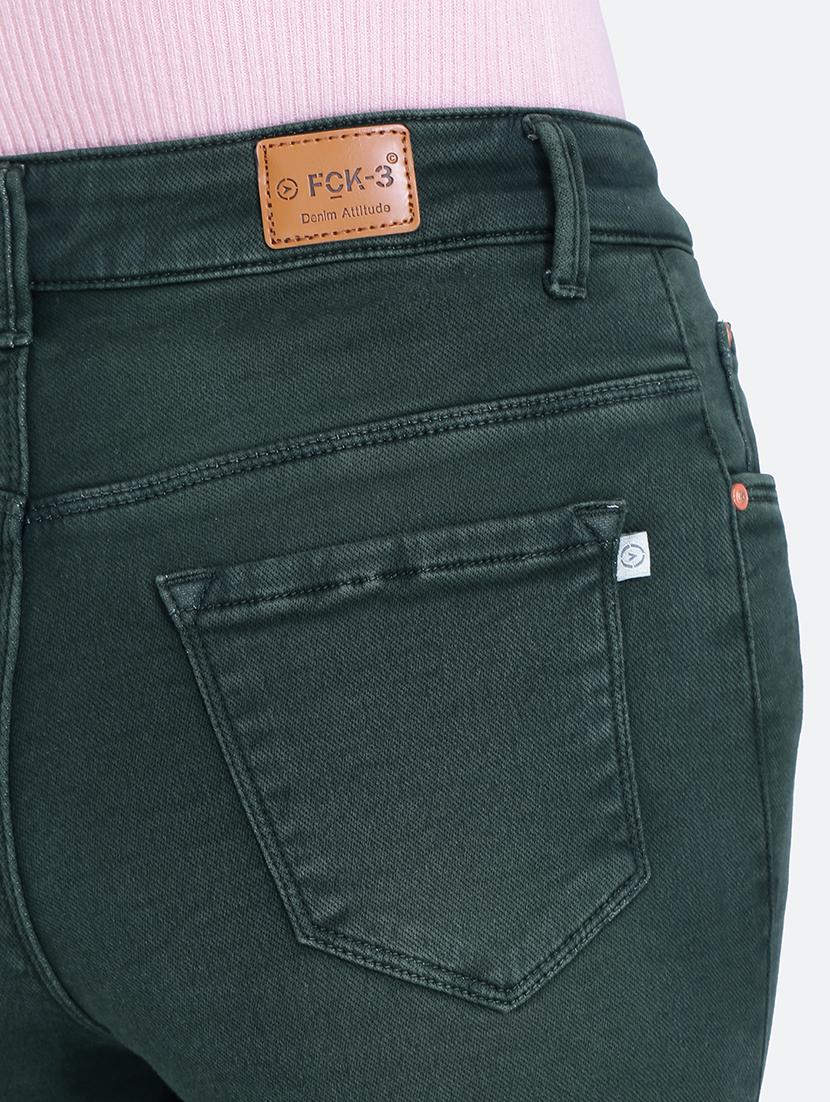 women plain skinny fit denim jeans - 21632420 - Standard Image - 5