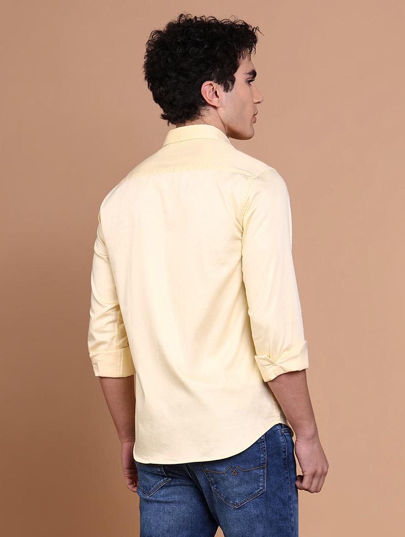 women solid collared casual shirt - 21632624 - Standard Image - 3
