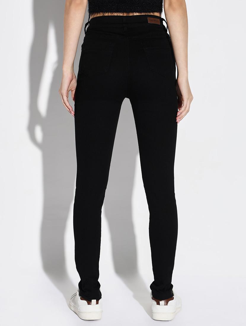 women plain skinny fit denim jeans - 21632662 - Standard Image - 3