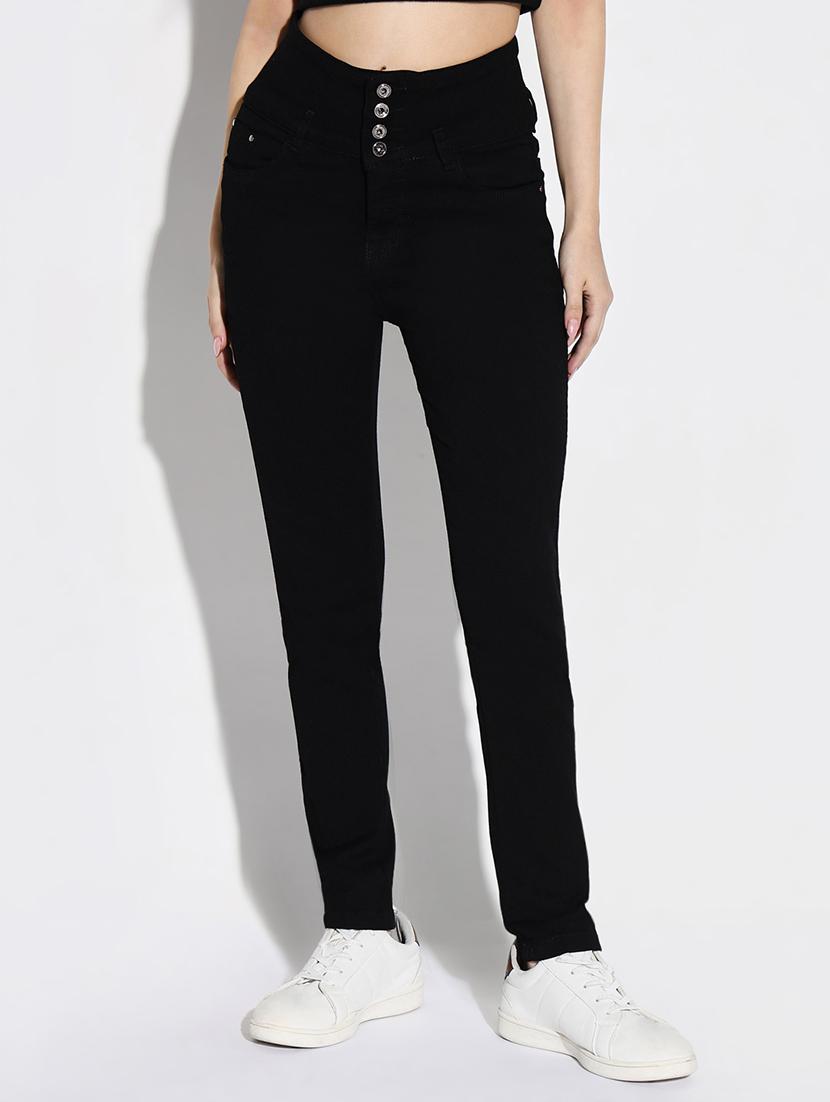 women plain slim fit denim jeans - 21632663 - Zoom Image - 0