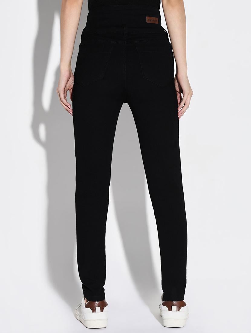 women plain slim fit denim jeans - 21632663 - Standard Image - 3