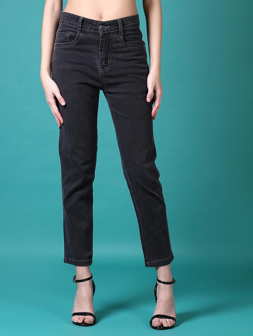 women solid mid rise slim fit jean - 21632880 -  Zoom Image - 0