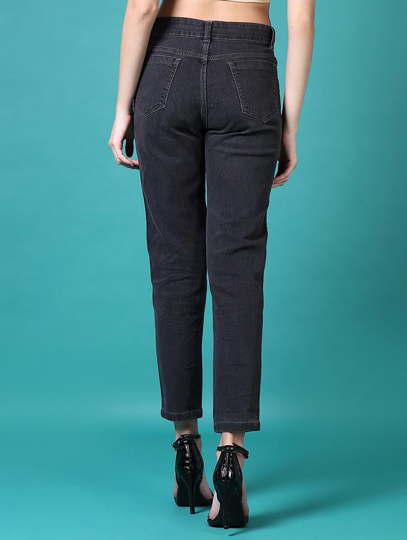 women solid mid rise slim fit jean - 21632880 - Standard Image - 3