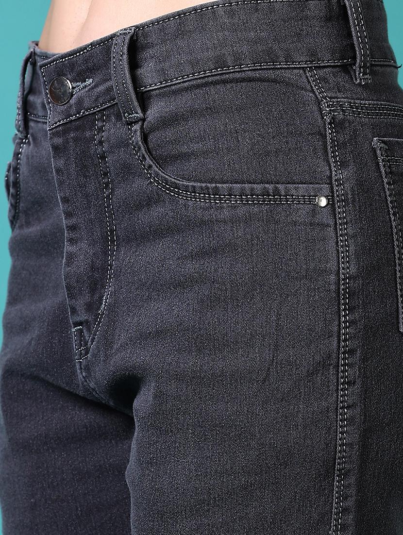 women solid mid rise slim fit jean - 21632880 - Standard Image - 5