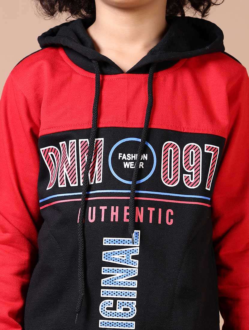 boys color block long sleeve sweatshirt - 21632929 -  Standard Image - 5