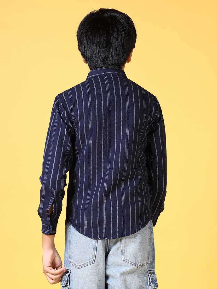 boys long sleeves striped shirt - 21633375 -  Standard Image - 3