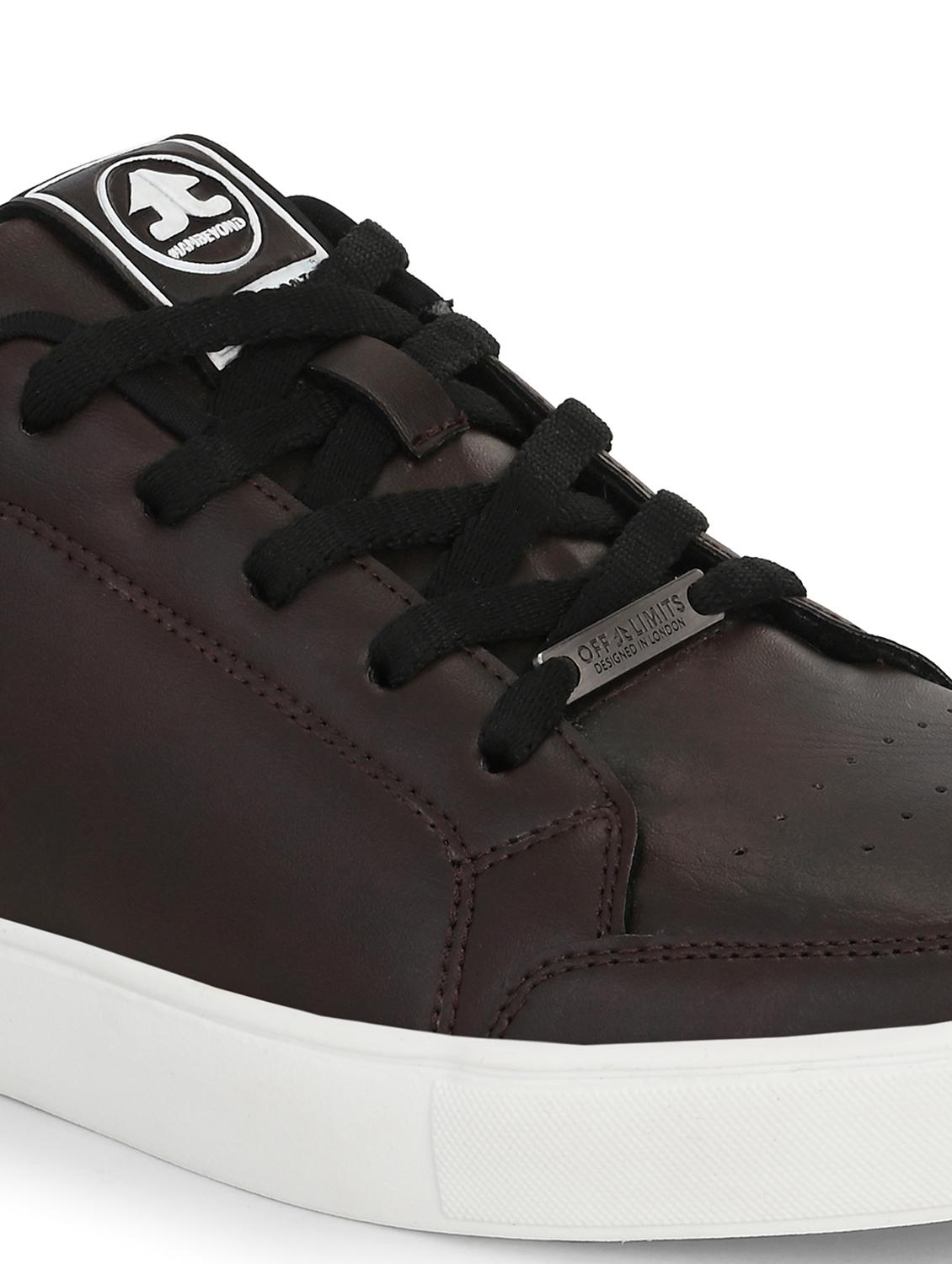 men solid lace up sneaker - 21633523 - Standard Image - 5