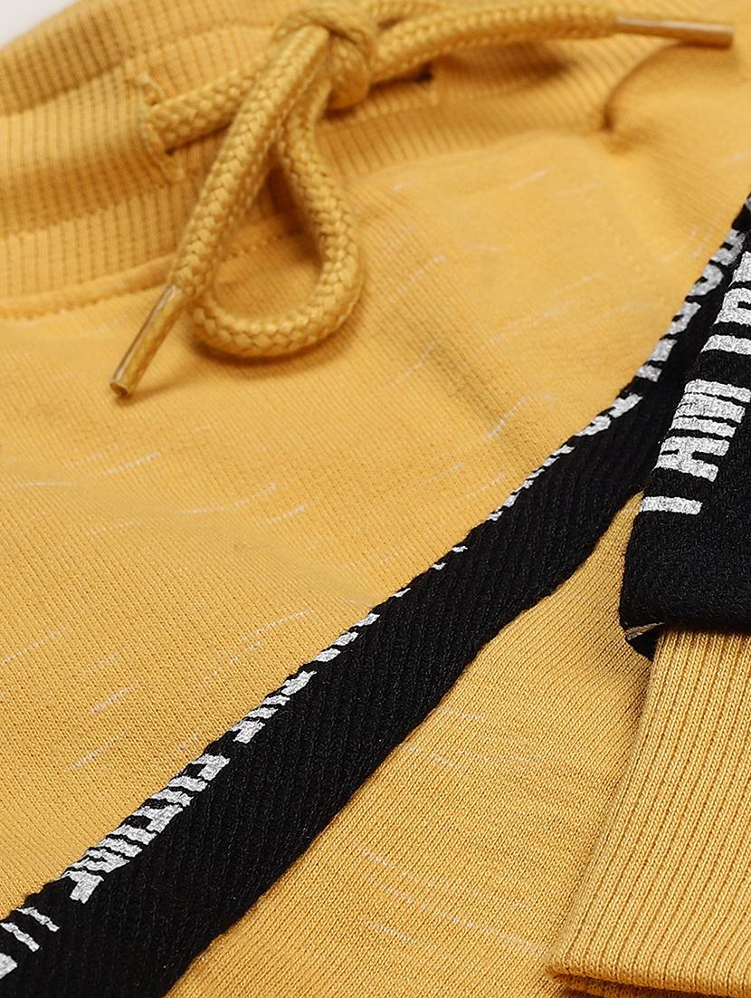 boys yellow side taped jogger - 21634066 - Standard Image - 3