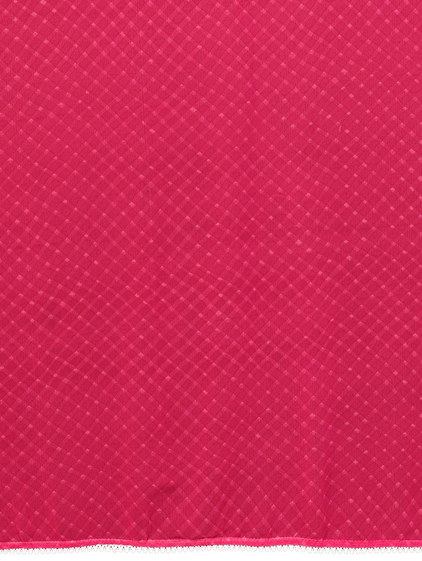 women checkered ready to wear saree with blouse - 21634162 - Standard Image - 3