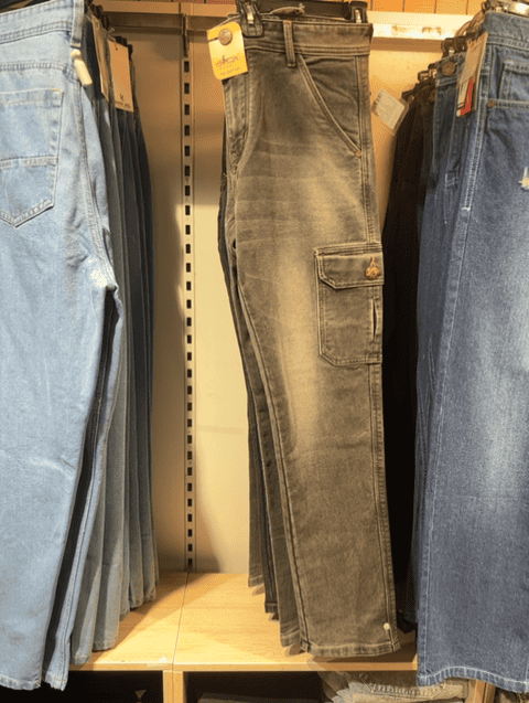 grey cotton denim jeans - 21634328 - Standard Image - 0