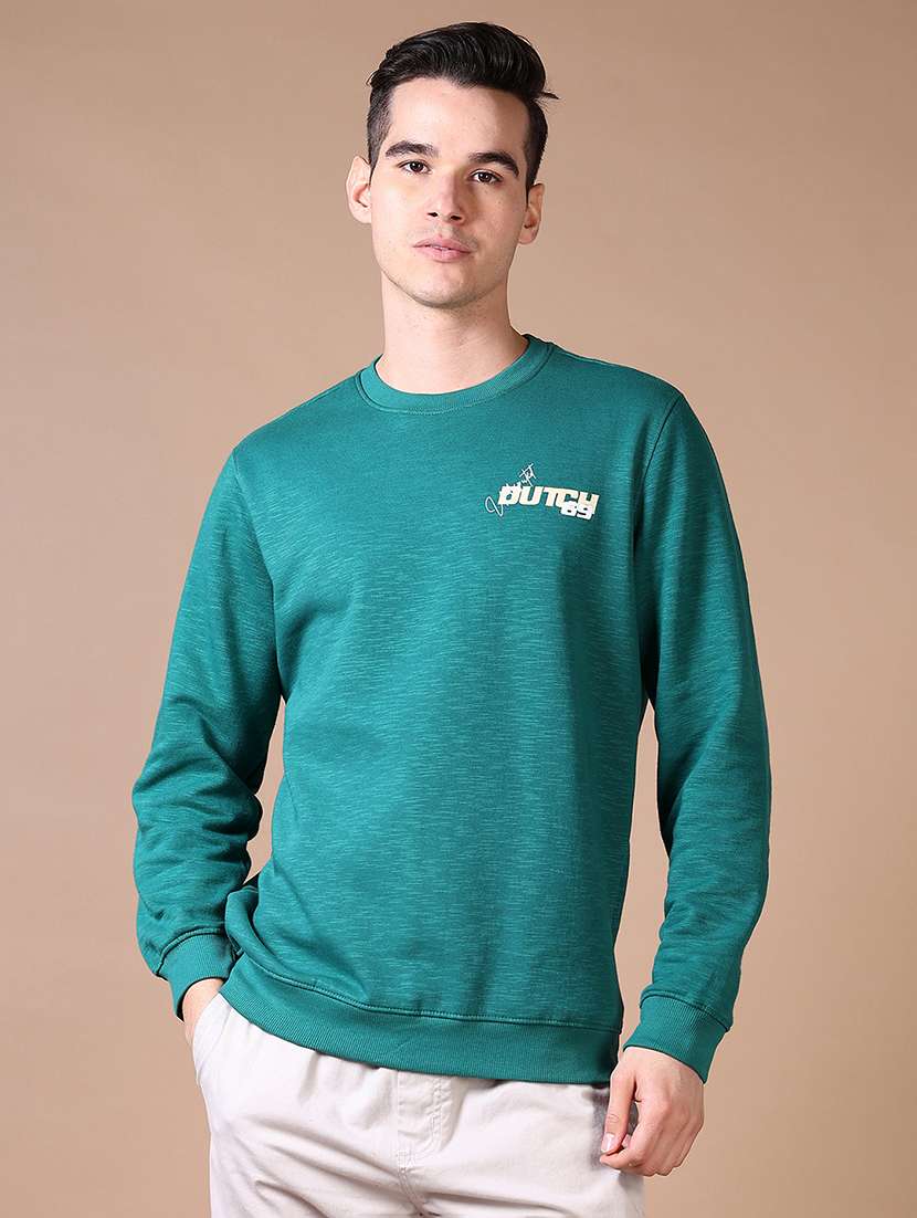 men long sleeve regular fit sweatshirt