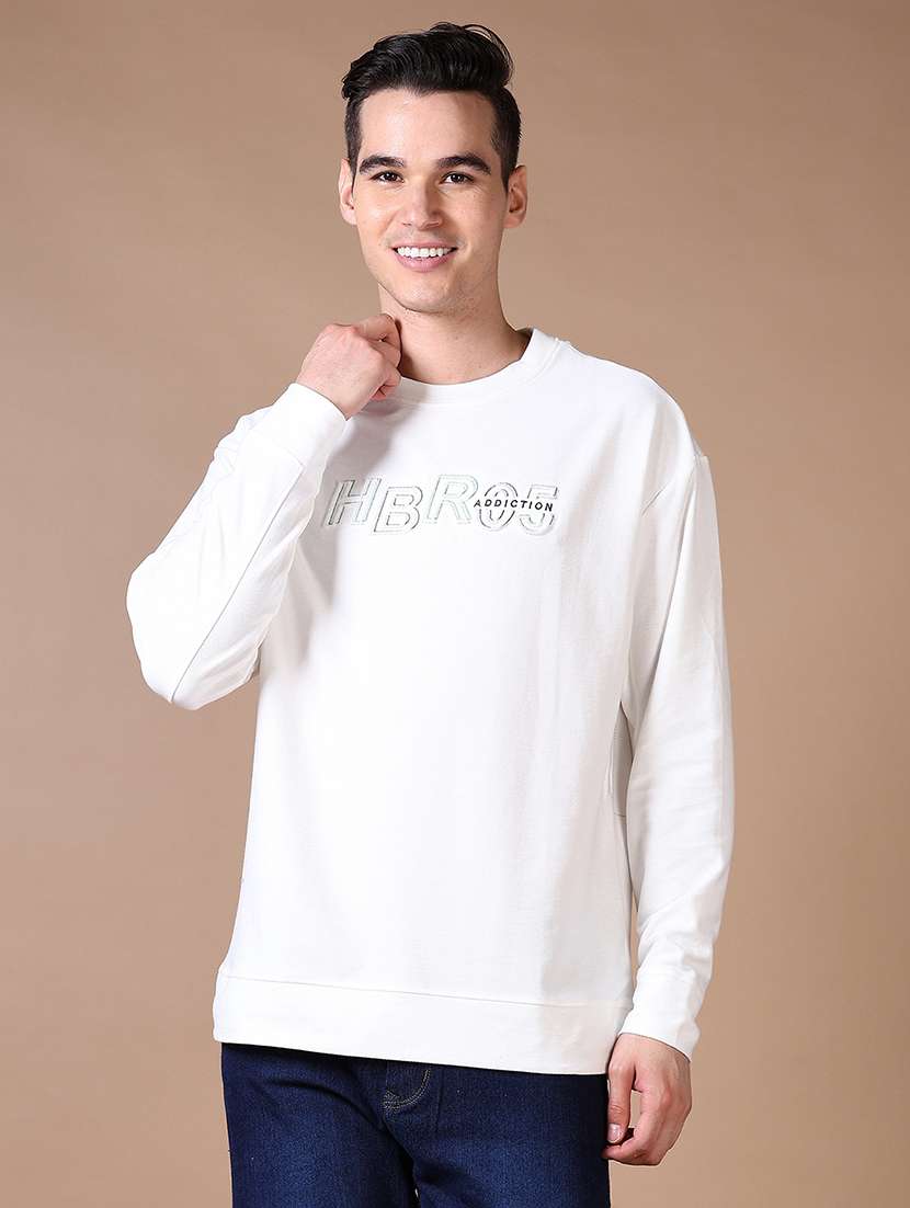 men long sleeve regular fit sweatshirt