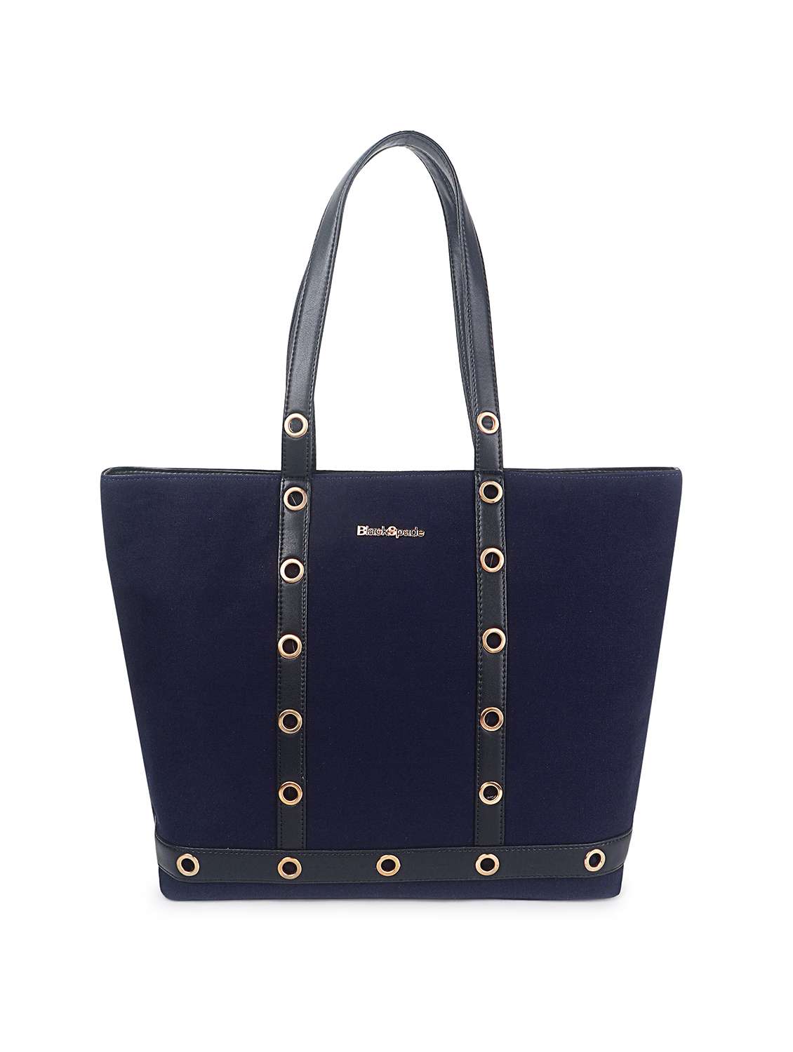 women solid structured tote 
