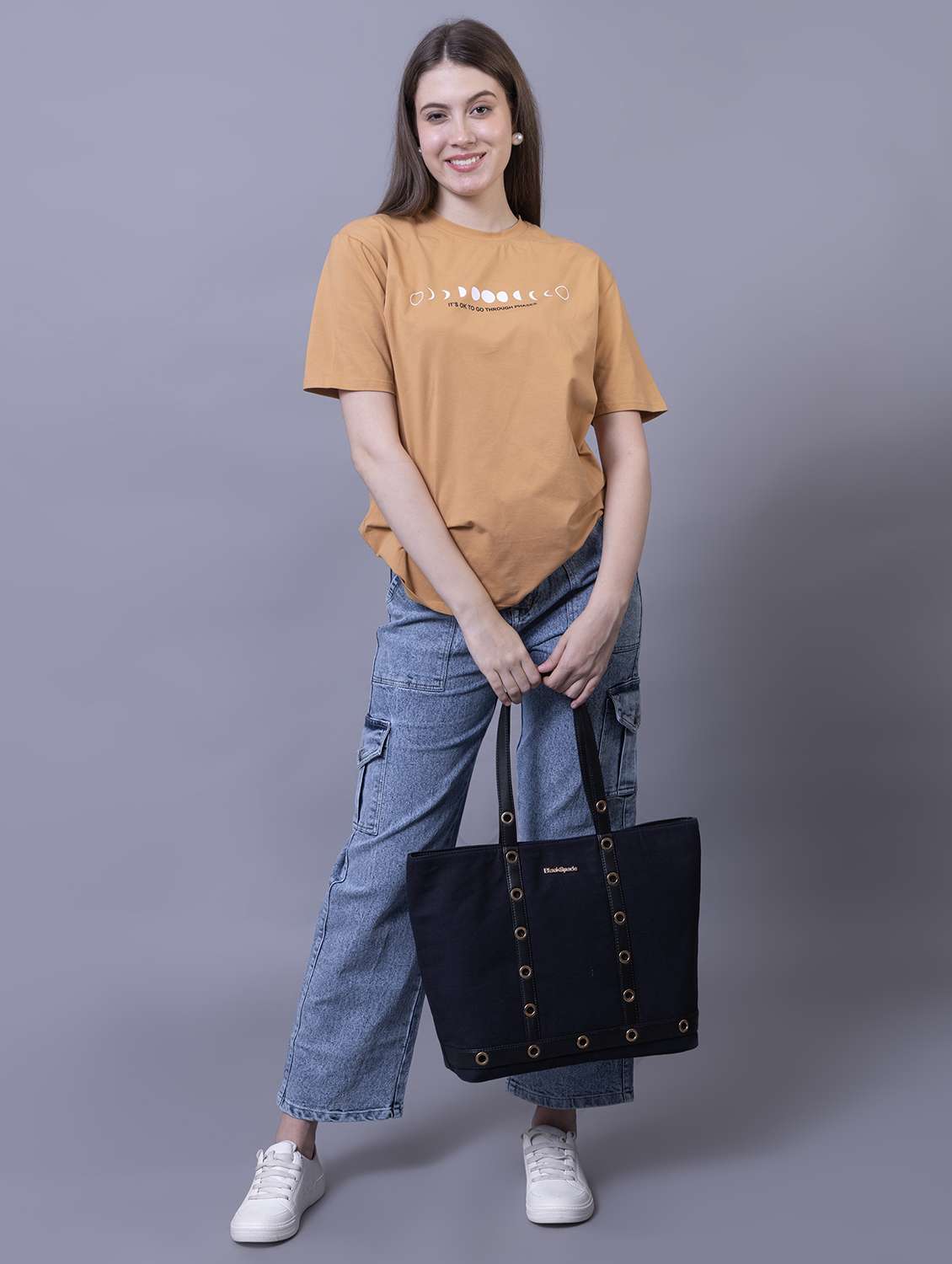women solid structured tote  - 21634685 -  Standard Image - 5