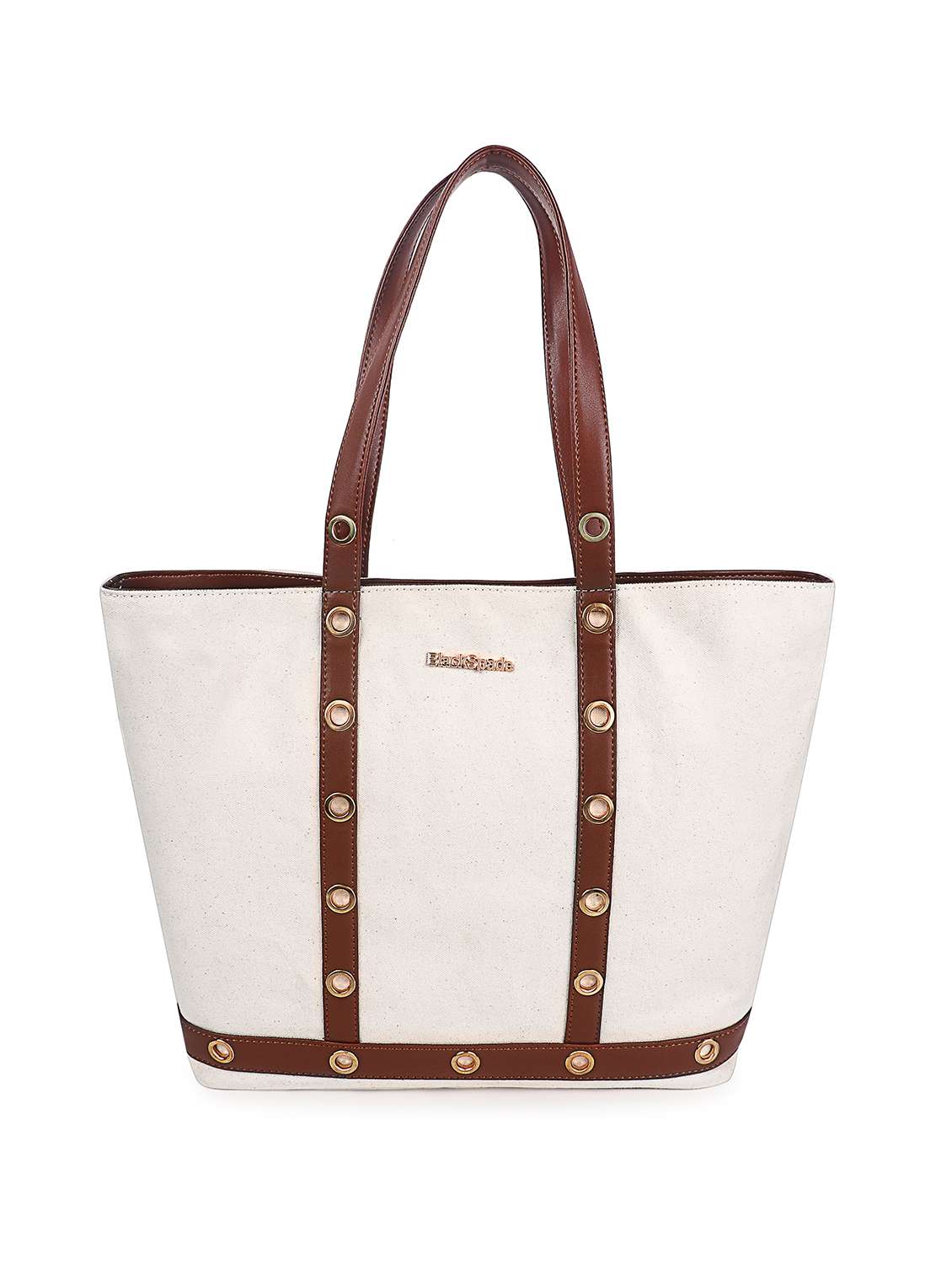 women solid structured tote 